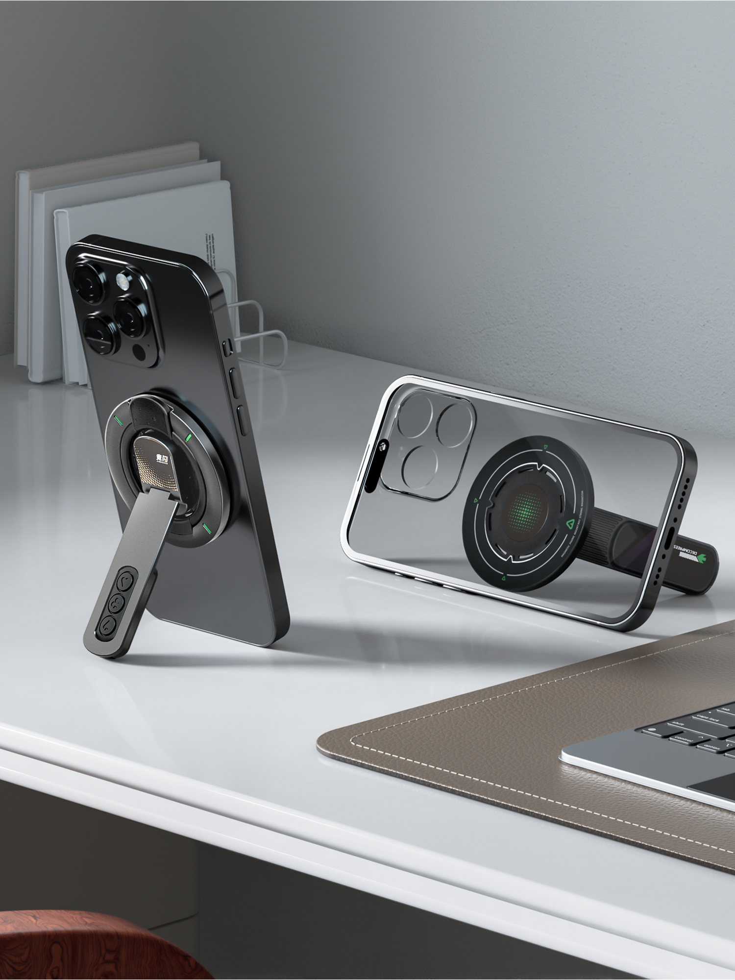 360° Rotating Dual-Sided Magnetic MagSafe Phone Stand banne-phone