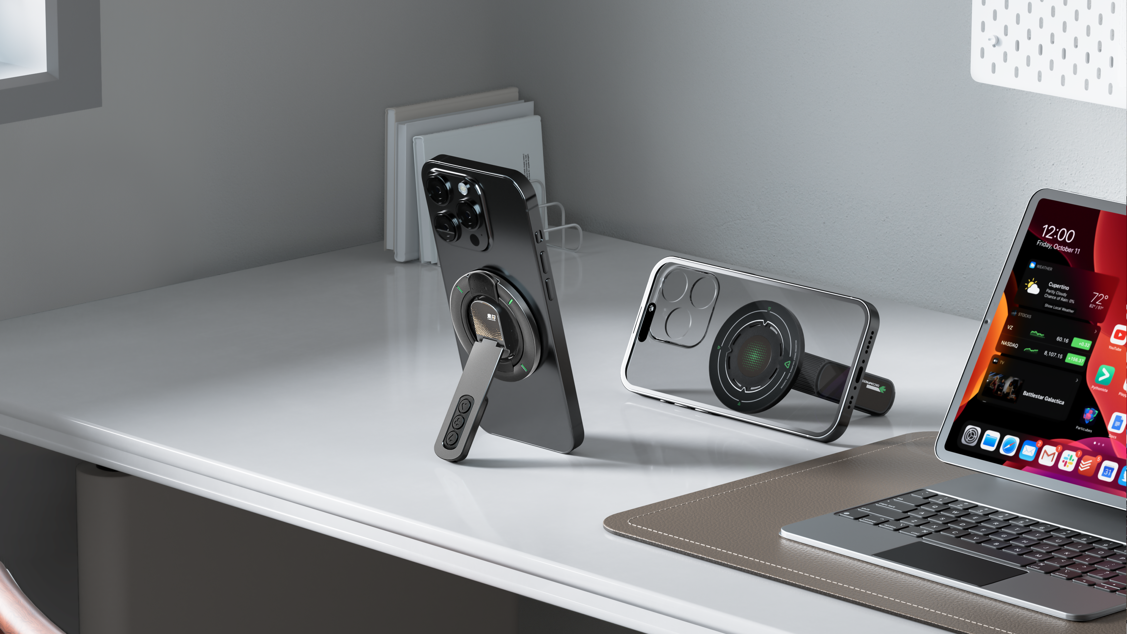 360° Rotating Dual-Sided Magnetic MagSafe Phone Stand banner