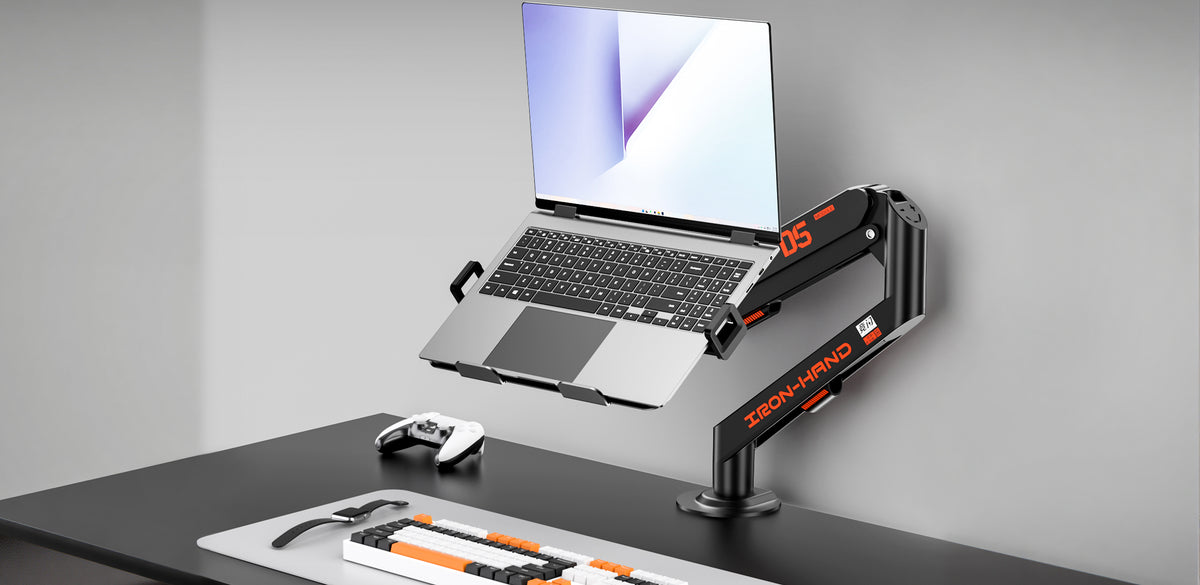 Computer Mounting Arm Laptop Arm Mount for Desk – Adjustable Stand | JINRAIKO