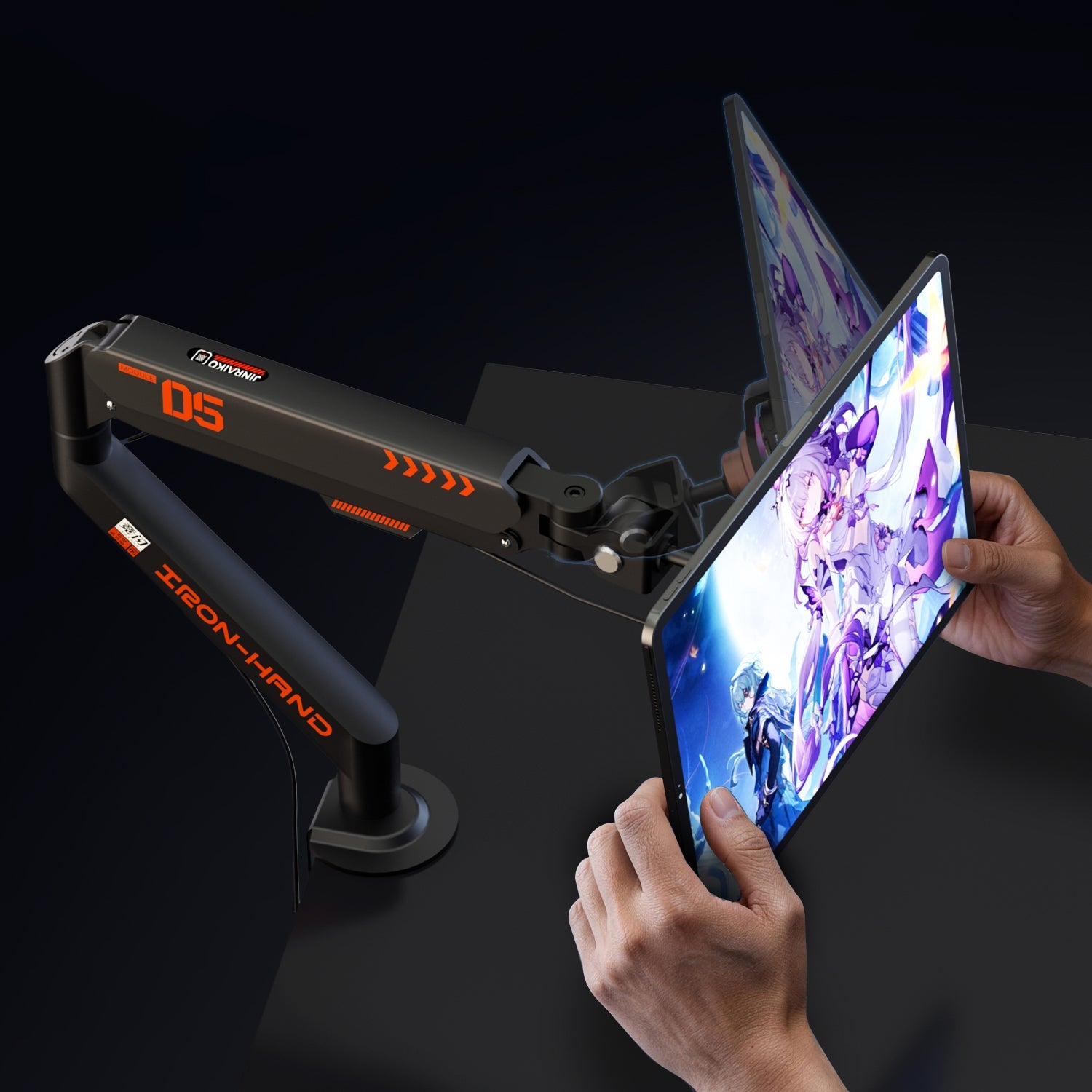 iPad Gas - Spring Cooling Arm (Fan Included)JINRAIKO