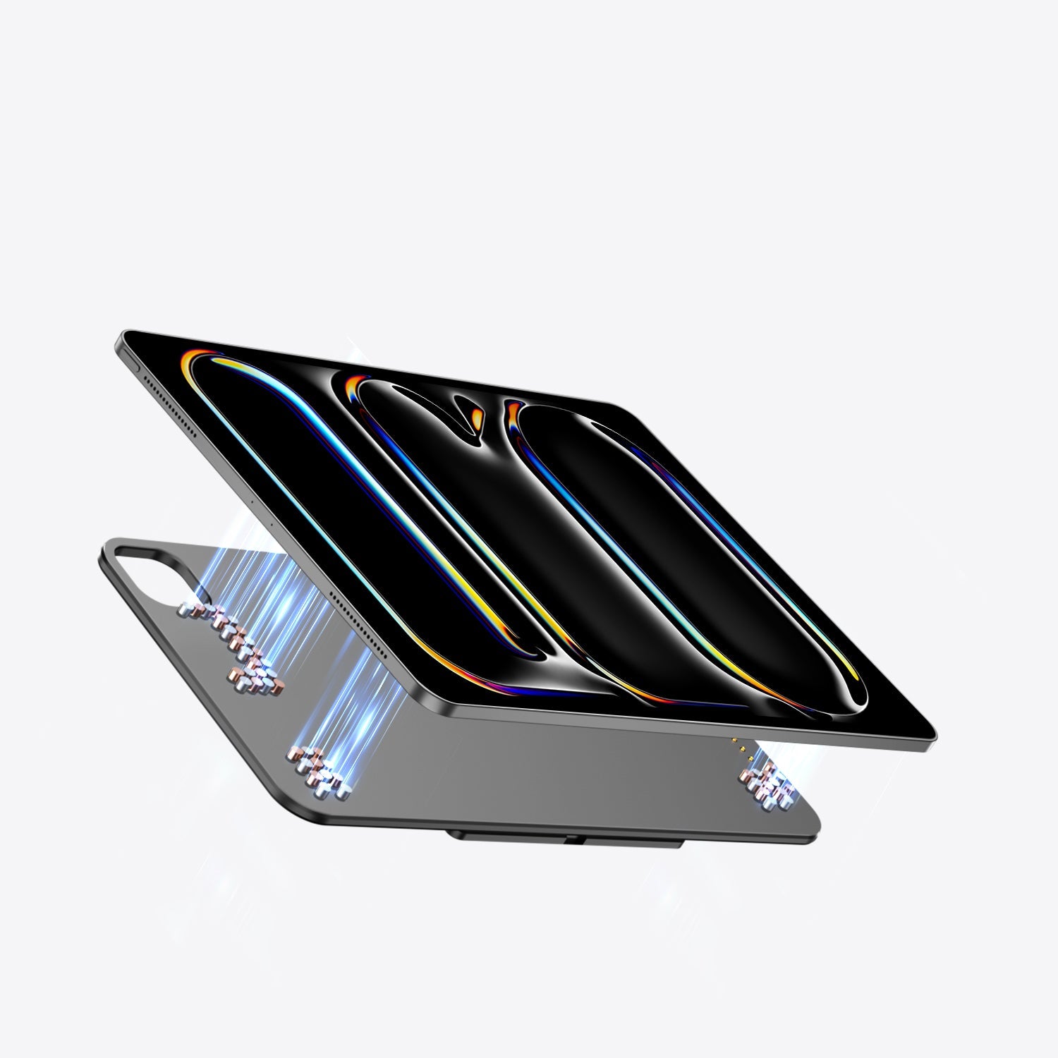 iPad Magnetic Charging Plate for Arm Mount Setup | JINRAIKO