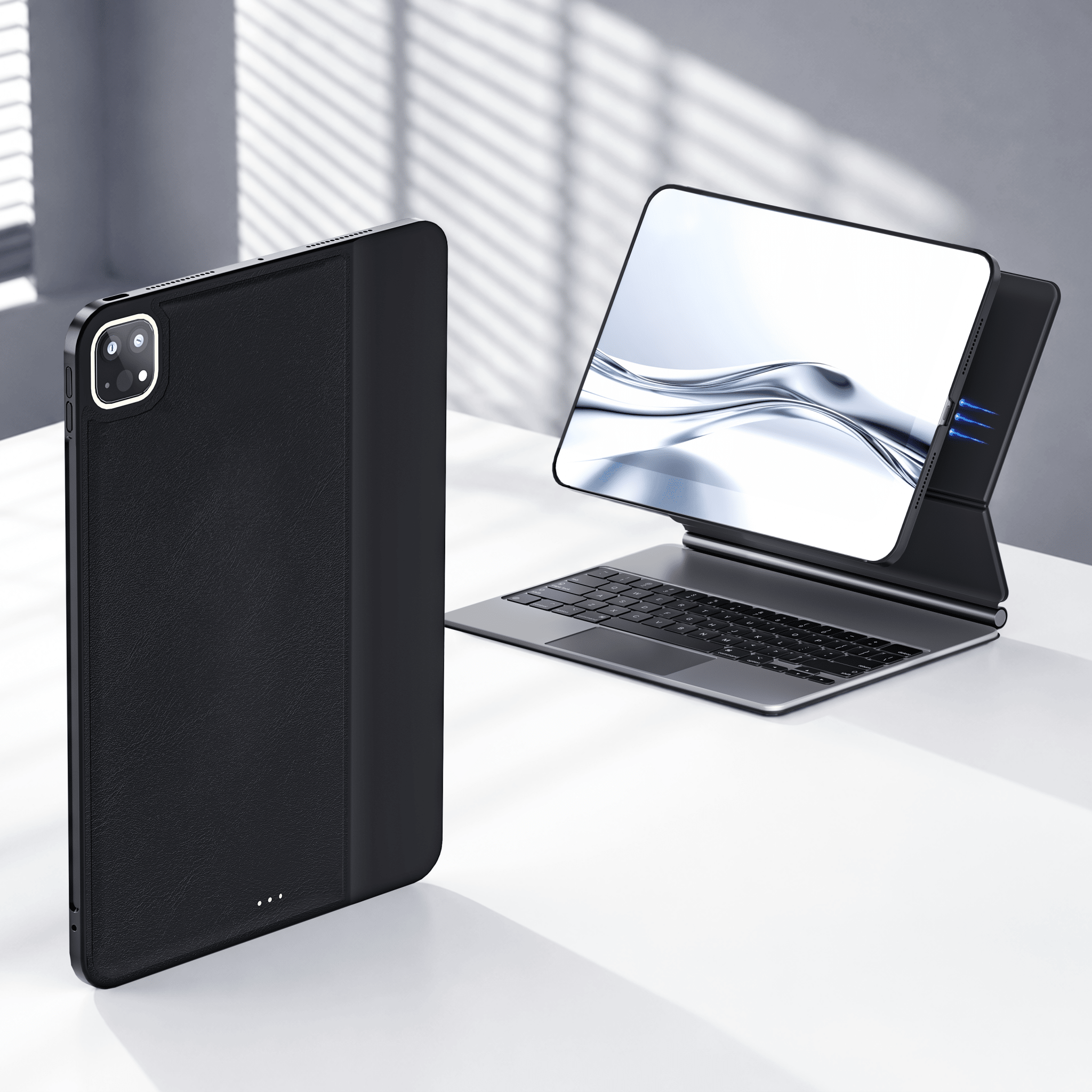JINRAIKO iPad Pro M4 Ultra-Slim Case, Compatible with Magic KeyboardJINRAIKO