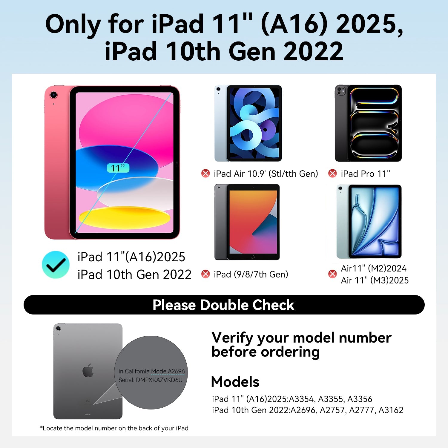 Portable magnetic contact charger for iPad 10th Gen.